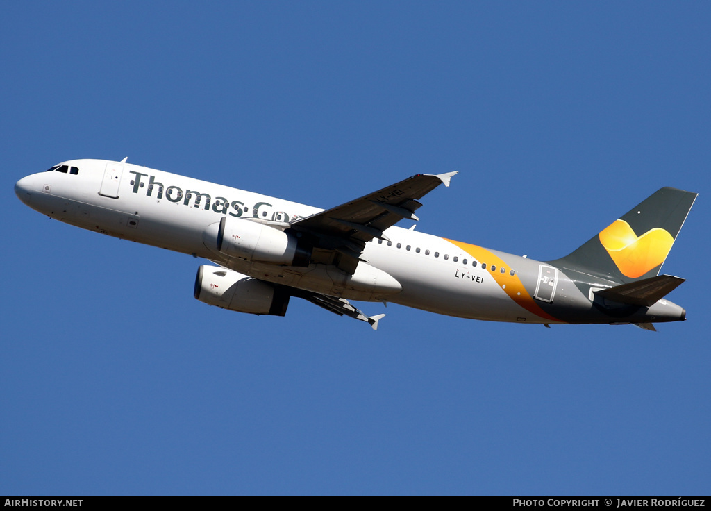 Aircraft Photo of LY-VEI | Airbus A320-233 | Thomas Cook Airlines | AirHistory.net #594625