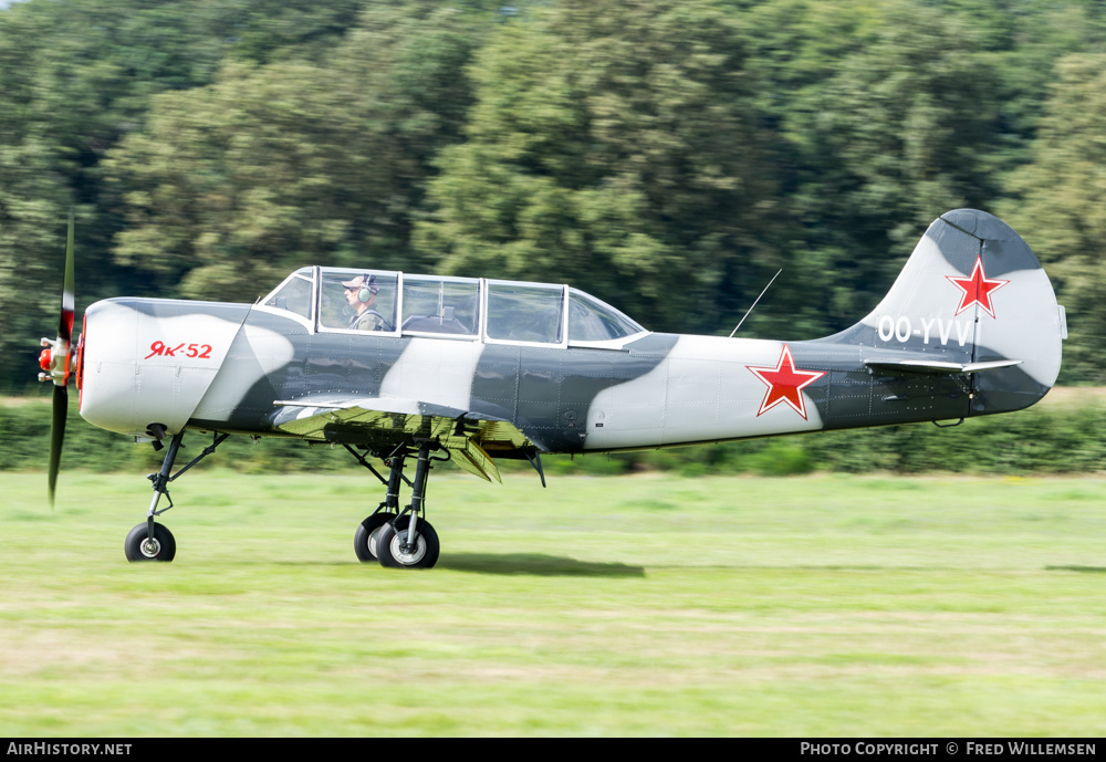 Aircraft Photo of OO-YVV | Yakovlev Yak-52 | AirHistory.net #594640