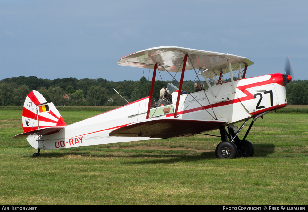 Aircraft Photo of OO-RAY / V27 | Stampe-Vertongen SV-4B | AirHistory.net #594641