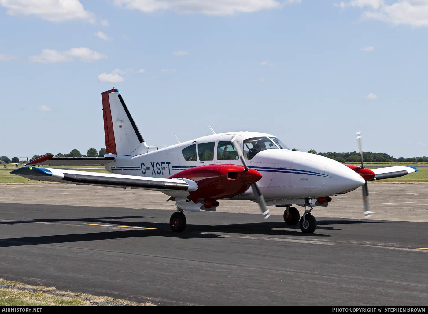 Aircraft Photo of G-XSFT | Piper PA-23-250 Aztec F | AirHistory.net #594657