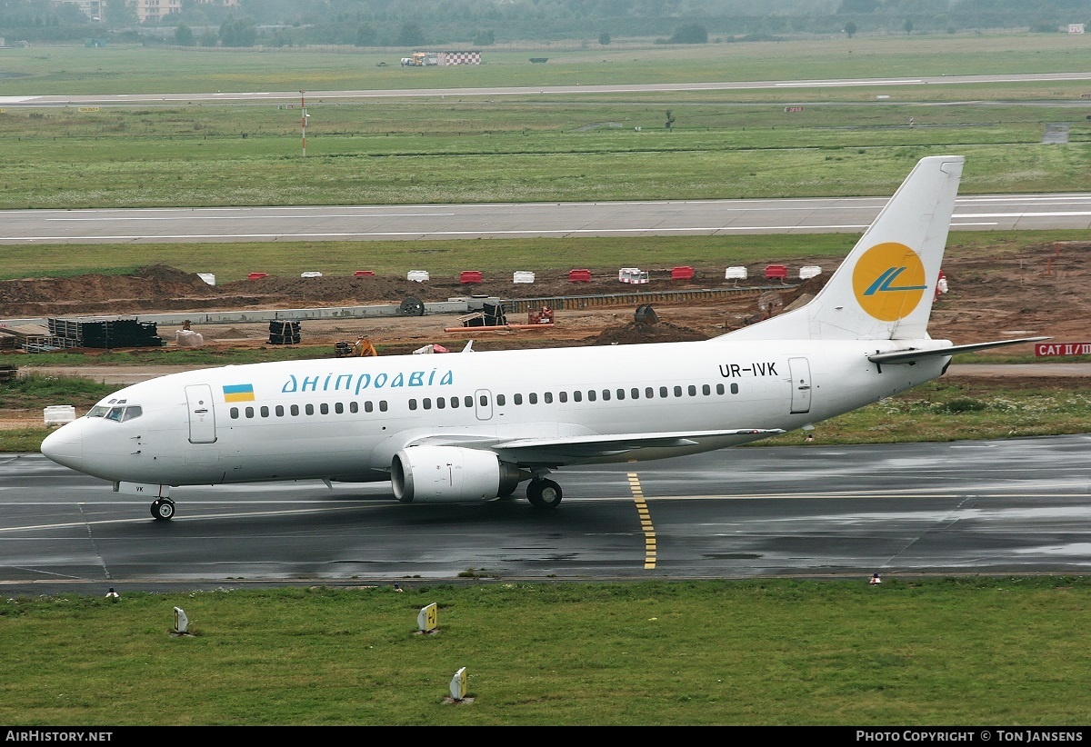 Aircraft Photo of UR-IVK | Boeing 737-3L9 | Dniproavia | AirHistory.net #594723