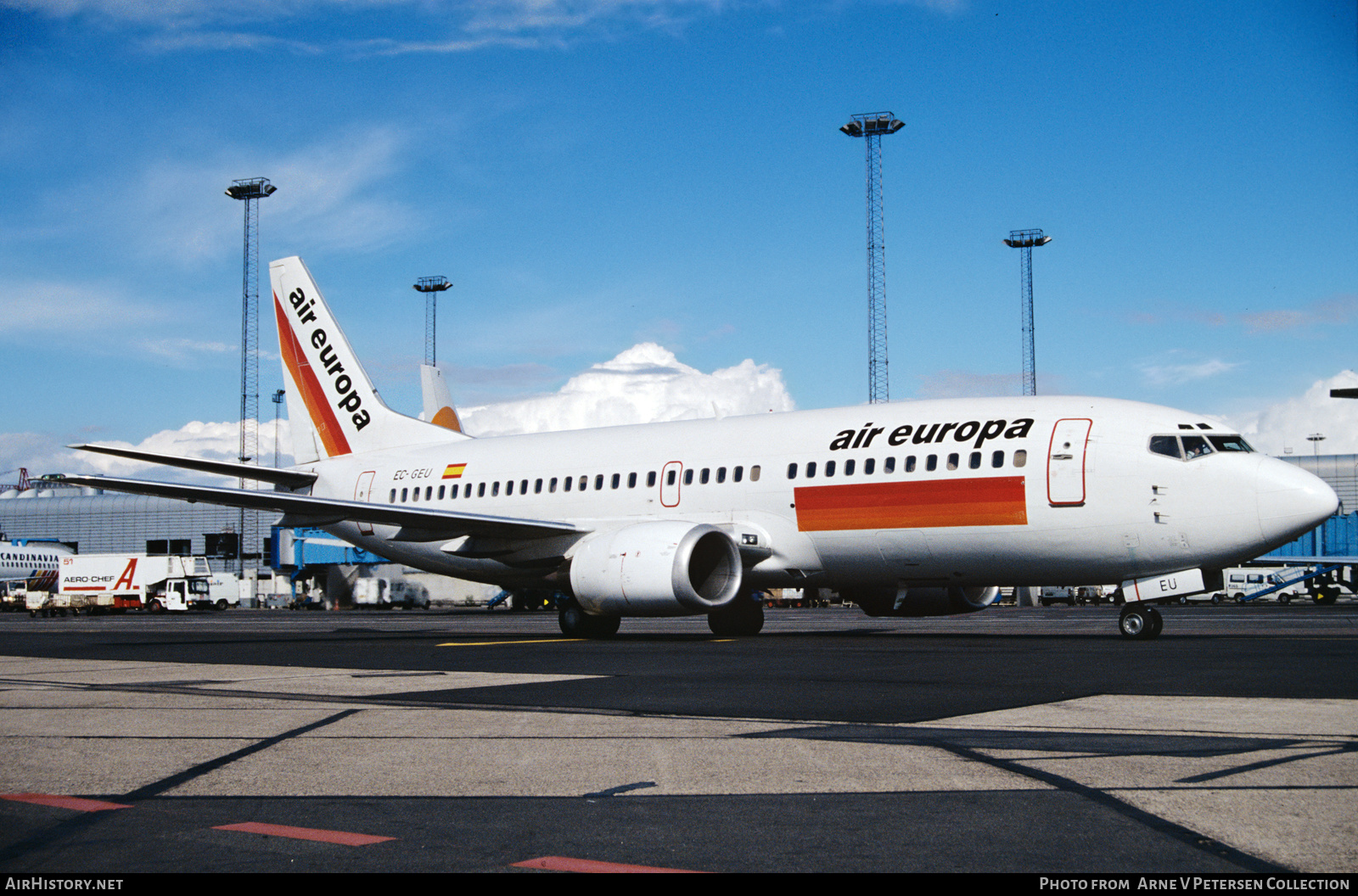 Aircraft Photo of EC-GEU | Boeing 737-375 | Air Europa | AirHistory.net #594729