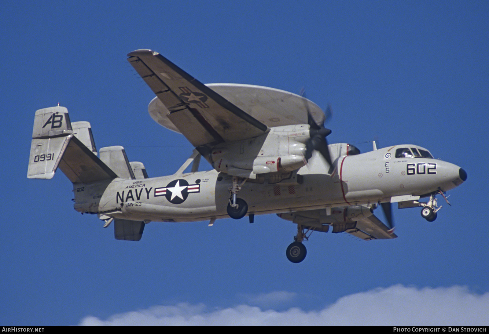 Aircraft Photo of 160991 / 0991 | Grumman E-2C Hawkeye | USA - Navy | AirHistory.net #594736