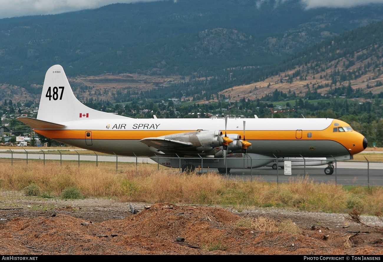 Aircraft Photo of C-FZCS | Lockheed L-188(AT) Long Liner | Air Spray | AirHistory.net #594738