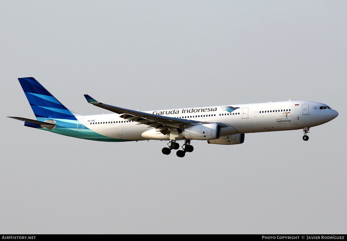 Aircraft Photo of PK-GHC | Airbus A330-343E | Garuda Indonesia | AirHistory.net #594745