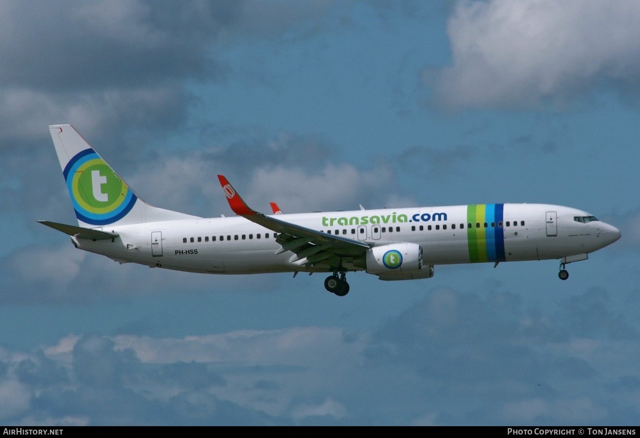 Aircraft Photo of PH-HSS | Boeing 737-83N | Transavia | AirHistory.net #594756