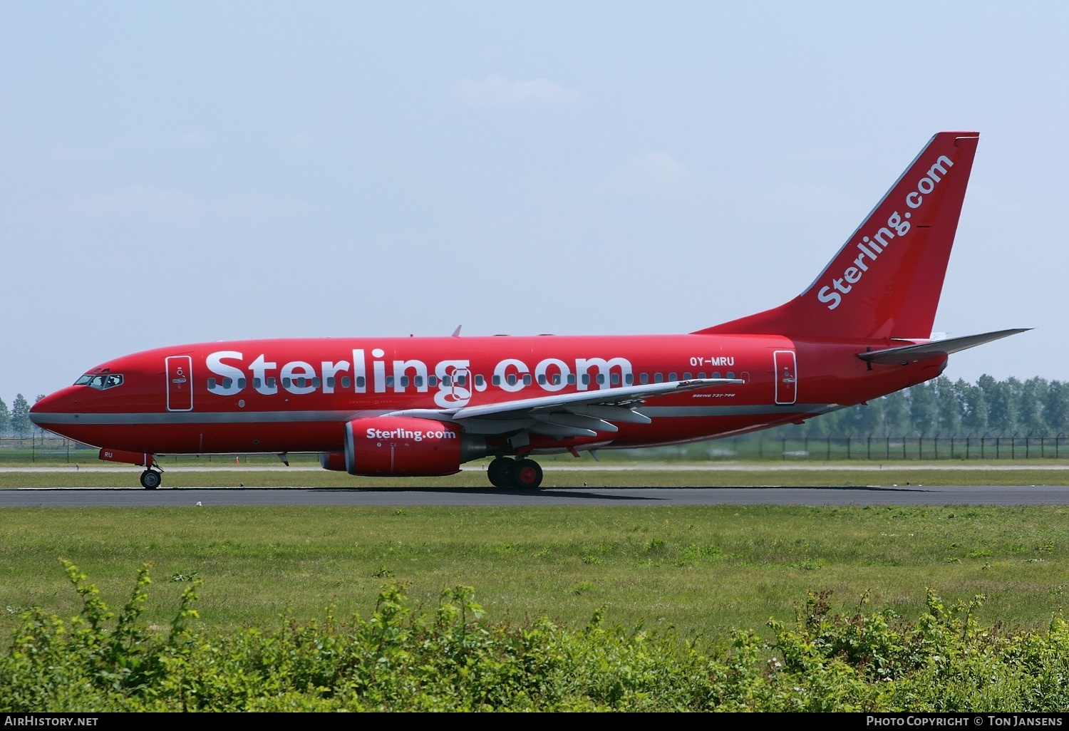 Aircraft Photo of OY-MRU | Boeing 737-73S | Sterling Airlines | AirHistory.net #594761