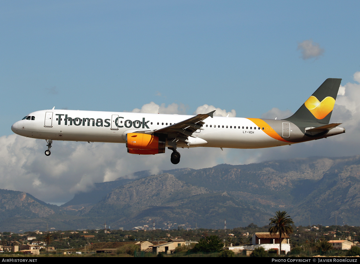 Aircraft Photo of LY-VEH | Airbus A321-231 | Thomas Cook Airlines | AirHistory.net #594795