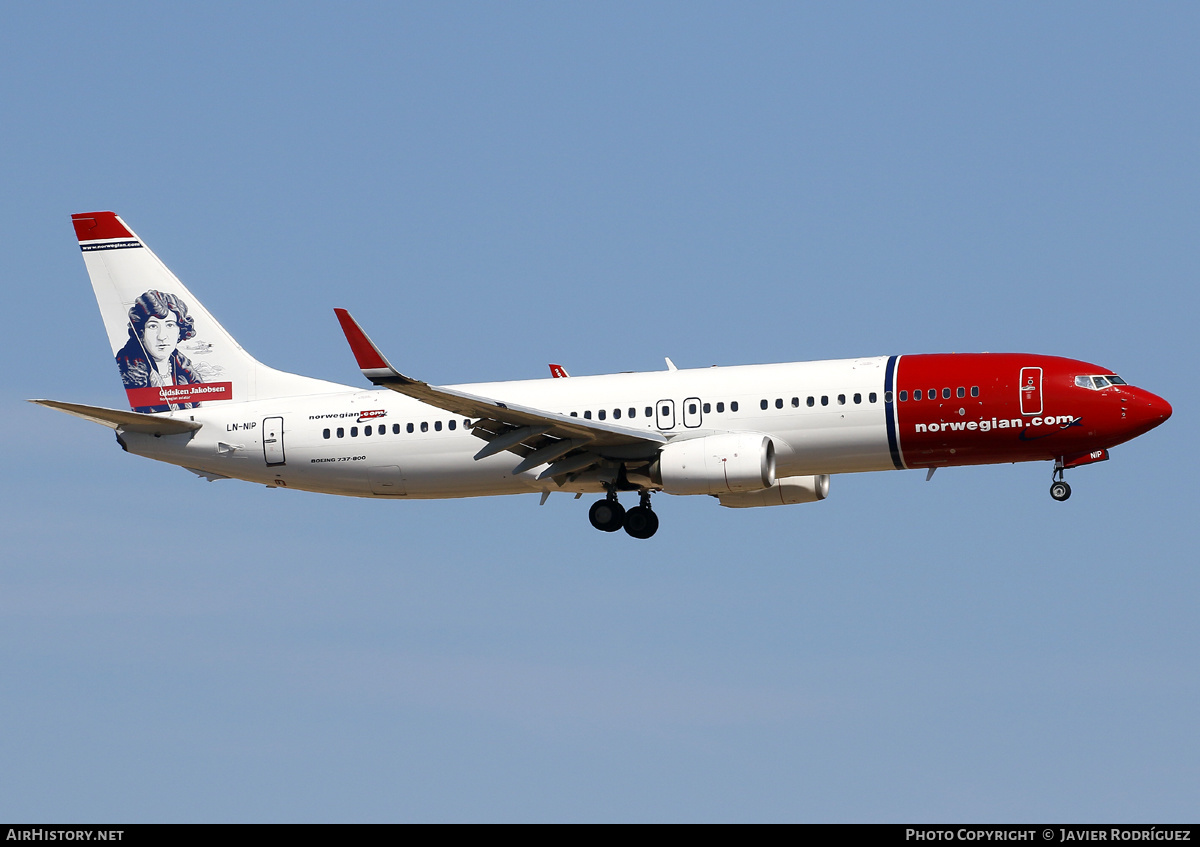 Aircraft Photo of LN-NIP | Boeing 737-86N | Norwegian | AirHistory.net #594797