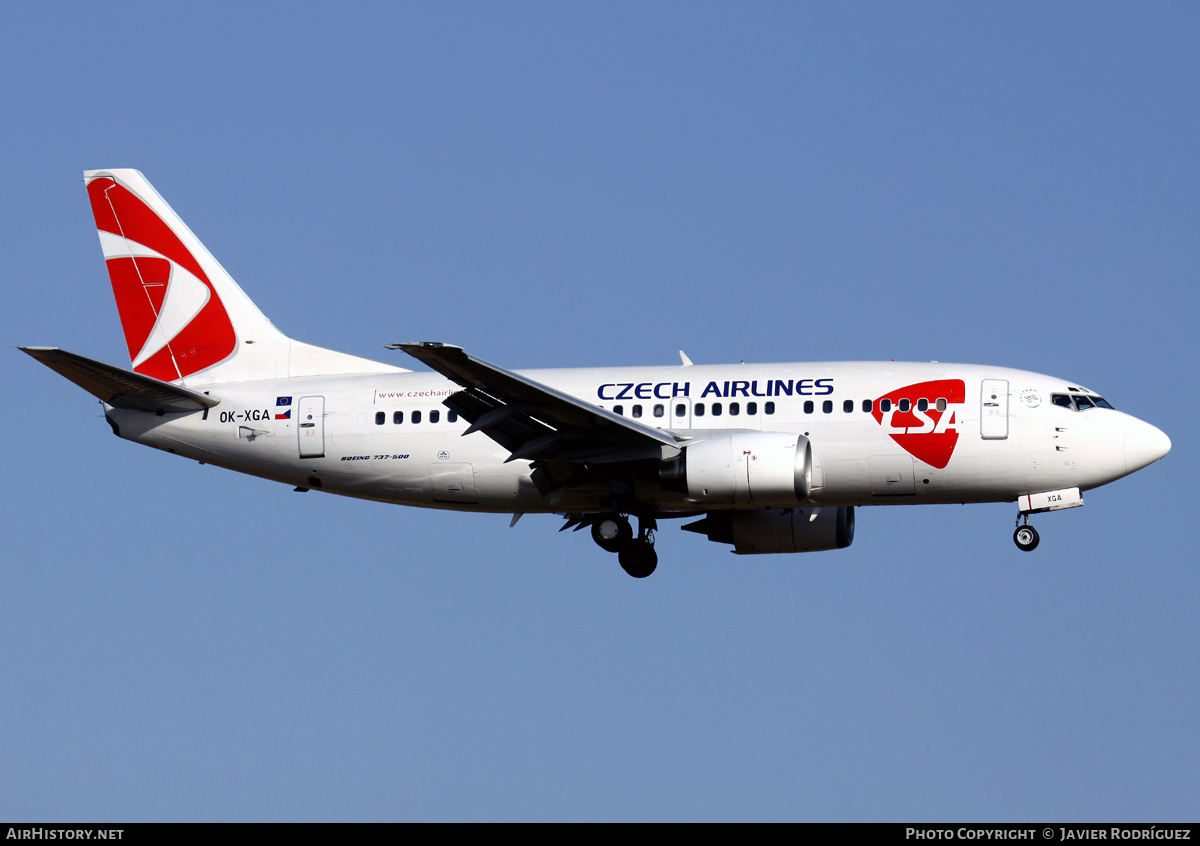 Aircraft Photo of OK-XGA | Boeing 737-55S | ČSA - Czech Airlines | AirHistory.net #594806