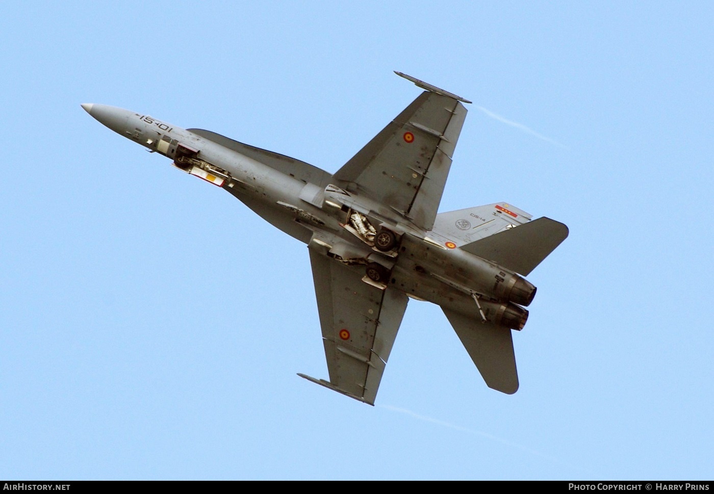 Aircraft Photo of C.15-14 | McDonnell Douglas EF-18M Hornet | Spain - Air Force | AirHistory.net #594826