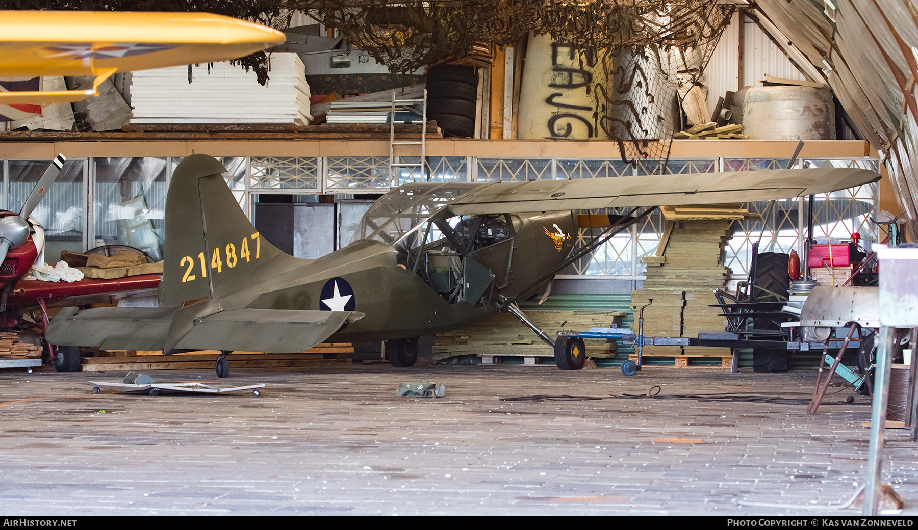 Aircraft Photo of N255DB / 42-14847 | Stinson L-5B Sentinel | USA - Air Force | AirHistory.net #594835