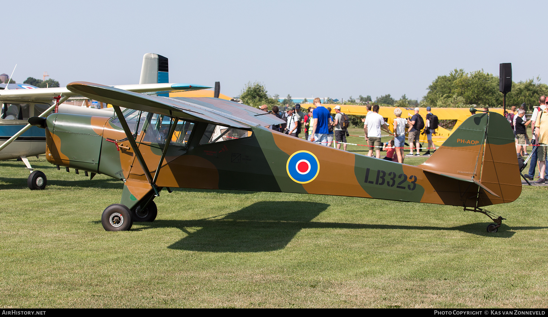 Aircraft Photo of PH-AOP / LB323 | Taylorcraft Plus D | UK - Air Force | AirHistory.net #594848