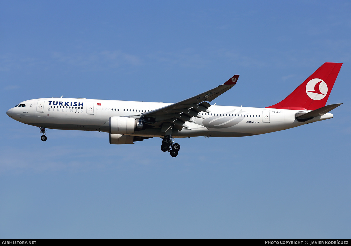 Aircraft Photo of TC-JNC | Airbus A330-203 | Turkish Airlines | AirHistory.net #594858