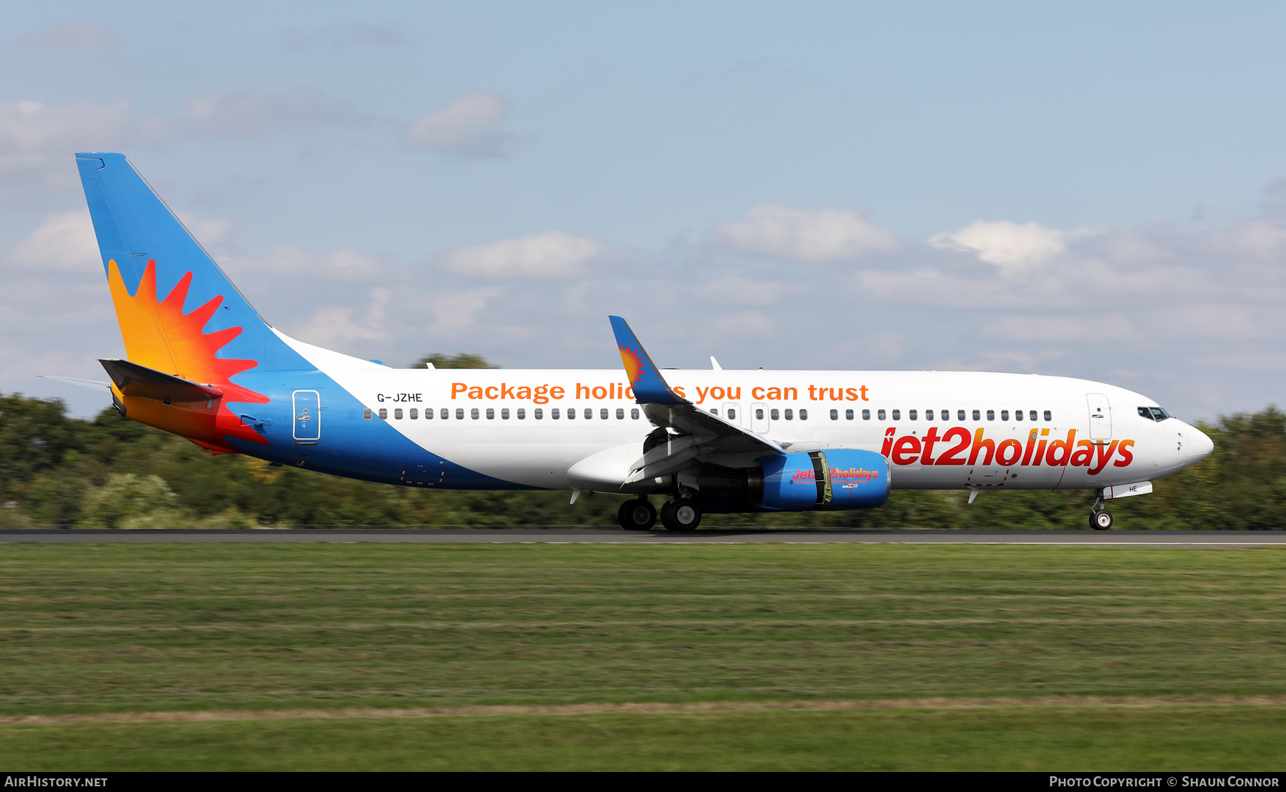 Aircraft Photo of G-JZHE | Boeing 737-8K2 | Jet2 Holidays | AirHistory.net #594864