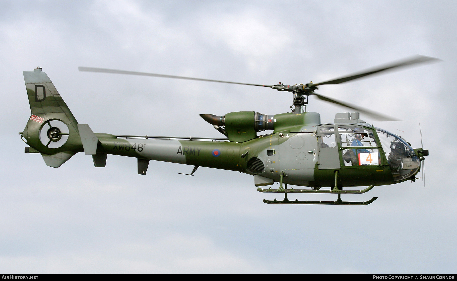 Aircraft Photo of XW848 | Aerospatiale SA-341B Gazelle AH1 | UK - Army | AirHistory.net #594870