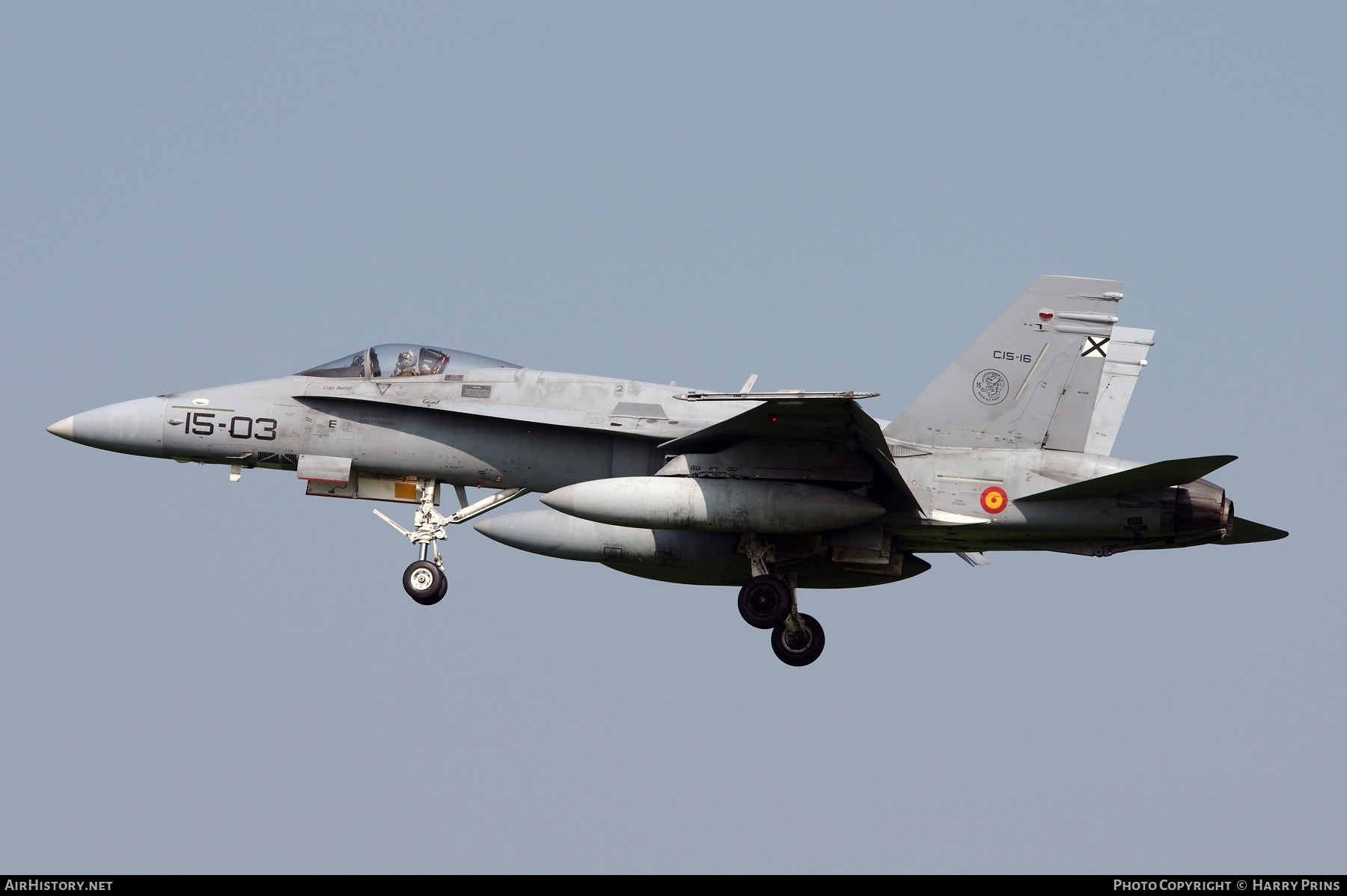 Aircraft Photo of C15-16 | McDonnell Douglas EF-18M Hornet | Spain - Air Force | AirHistory.net #594892