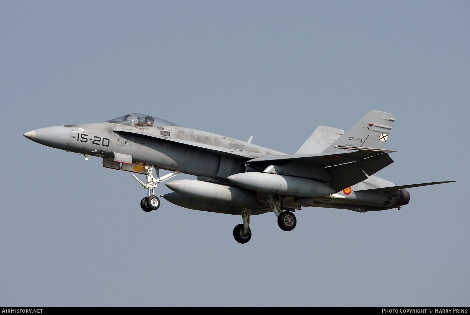 Aircraft Photo of C15-33 | McDonnell Douglas EF-18A Hornet | Spain - Air Force | AirHistory.net #594904