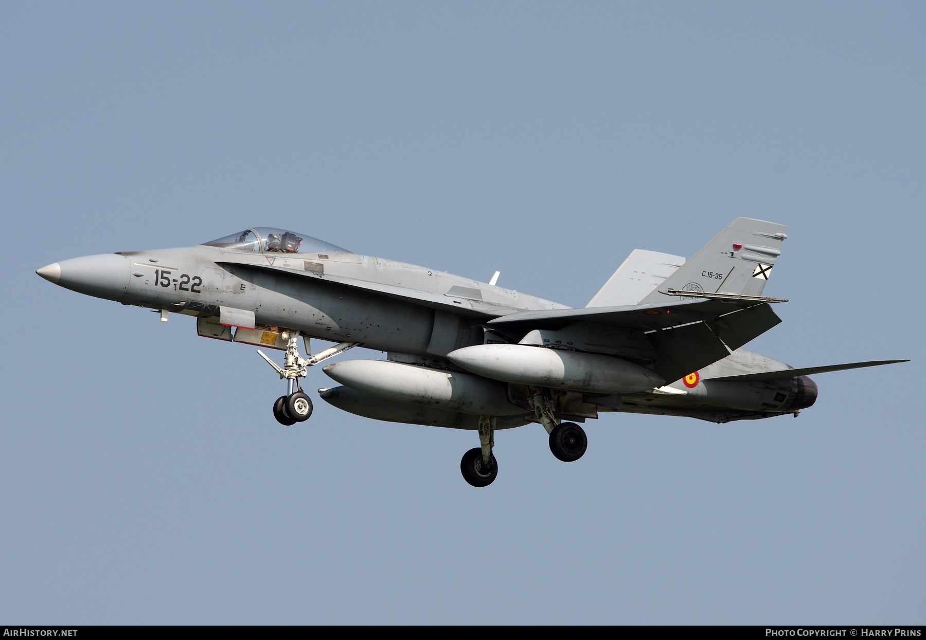 Aircraft Photo of C15-35 | McDonnell Douglas EF-18A Hornet | Spain - Air Force | AirHistory.net #594910
