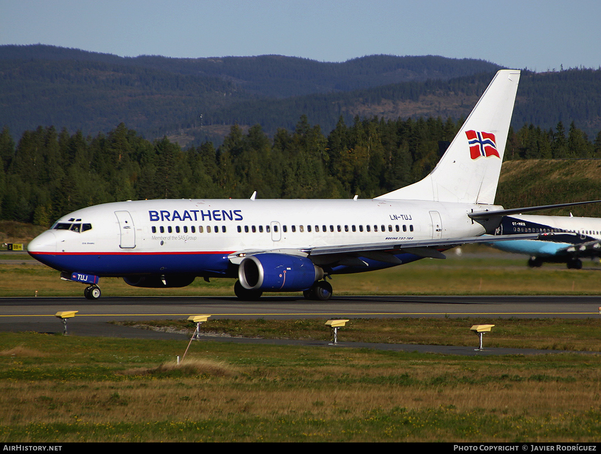 Aircraft Photo of LN-TUJ | Boeing 737-705 | Braathens | AirHistory.net #594979