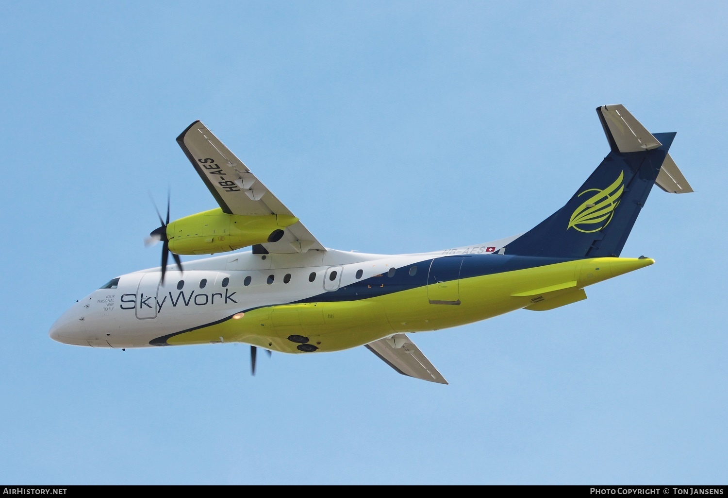 Aircraft Photo of HB-AES | Dornier 328-110 | SkyWork Airlines | AirHistory.net #594995