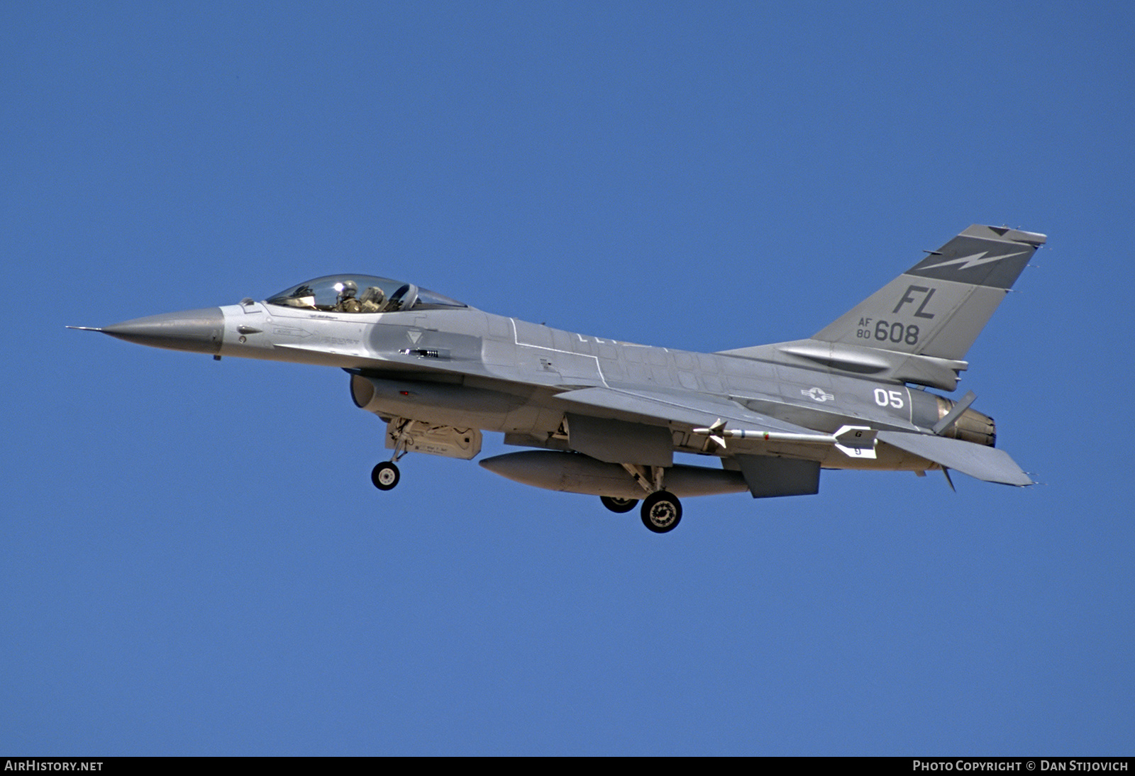 Aircraft Photo of 80-0608 / AF80-608 | General Dynamics F-16A/ADF Fighting Falcon | USA - Air Force | AirHistory.net #595015
