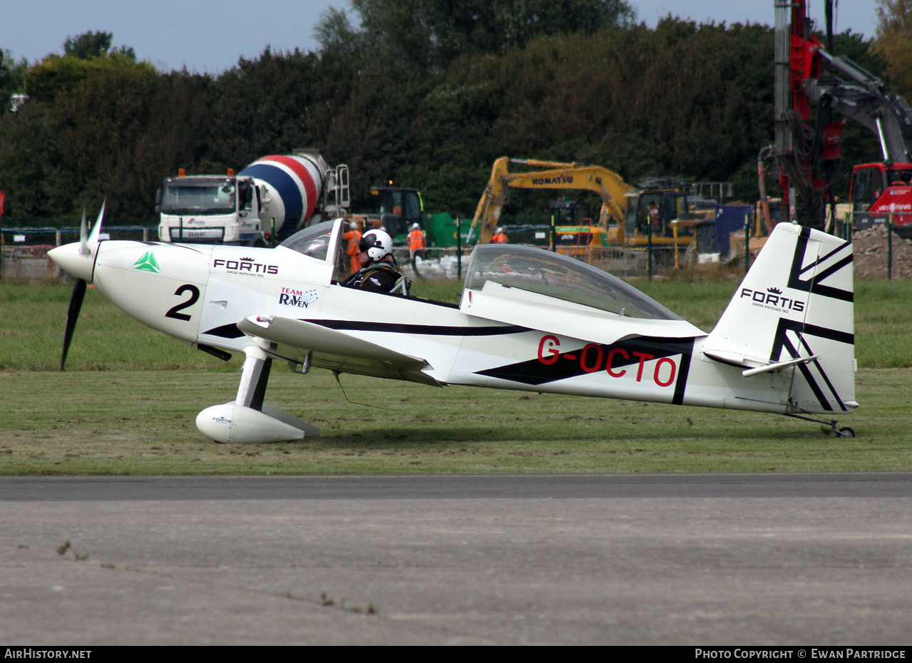 Aircraft Photo of G-OCTO | Van's RV-8 | Team Raven | AirHistory.net #595026