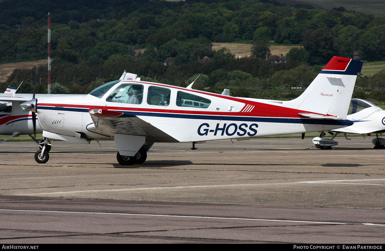 Aircraft Photo of G-HOSS | Beech F33A Bonanza | AirHistory.net #595027
