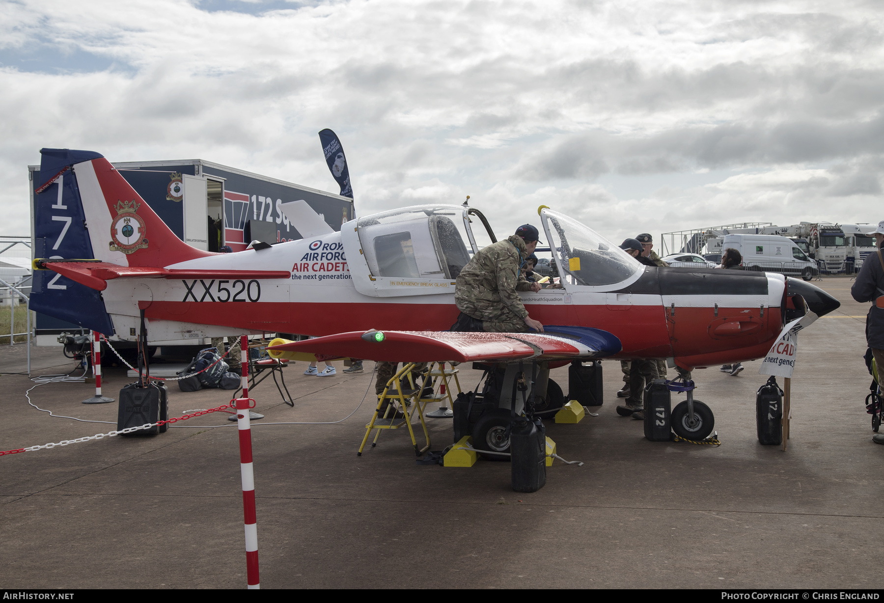 Aircraft Photo of XX520 | Scottish Aviation Bulldog T1 | UK - Air Force | AirHistory.net #595049