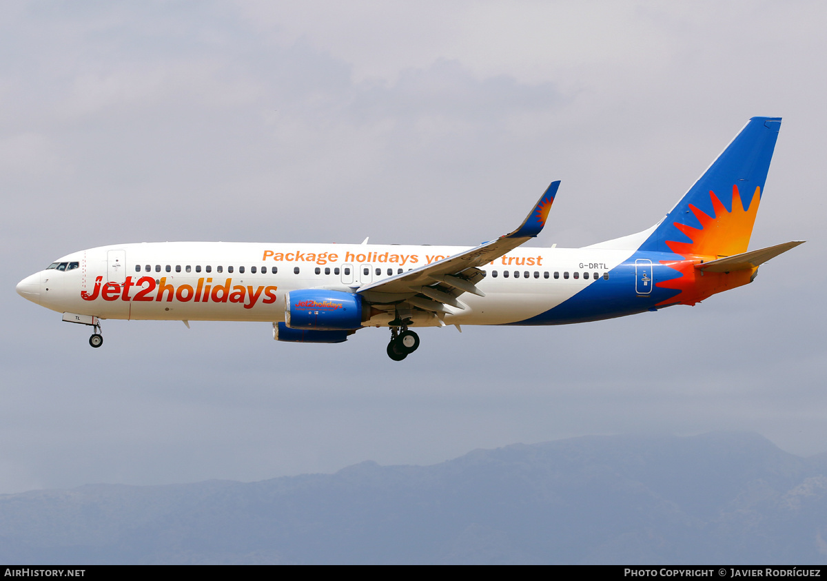 Aircraft Photo of G-DRTL | Boeing 737-8AL | Jet2 Holidays | AirHistory.net #595069