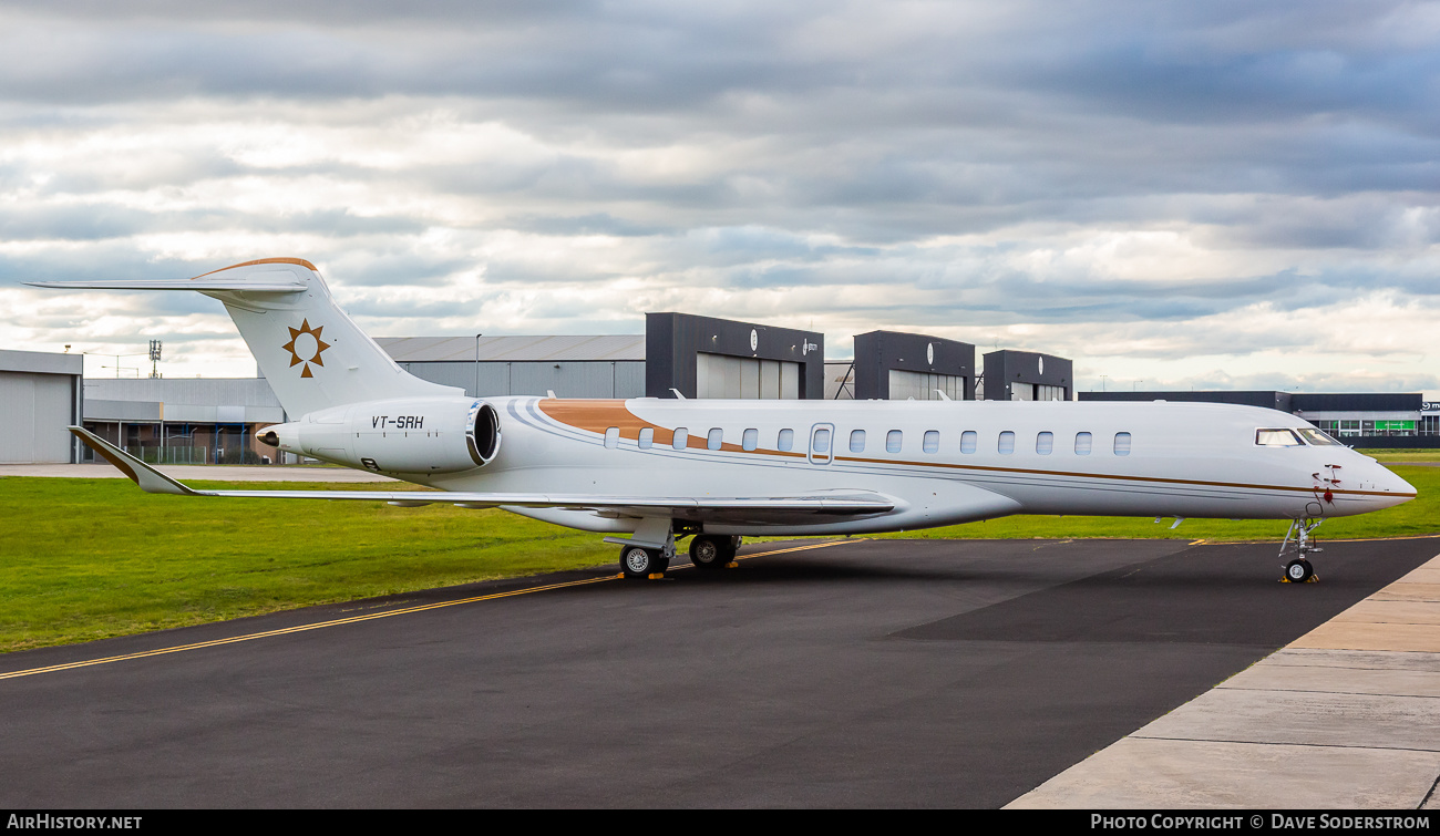 Aircraft Photo of VT-SRH | Bombardier Global 7500 (BD-700-2A12) | Sun TV Network | AirHistory.net #595097