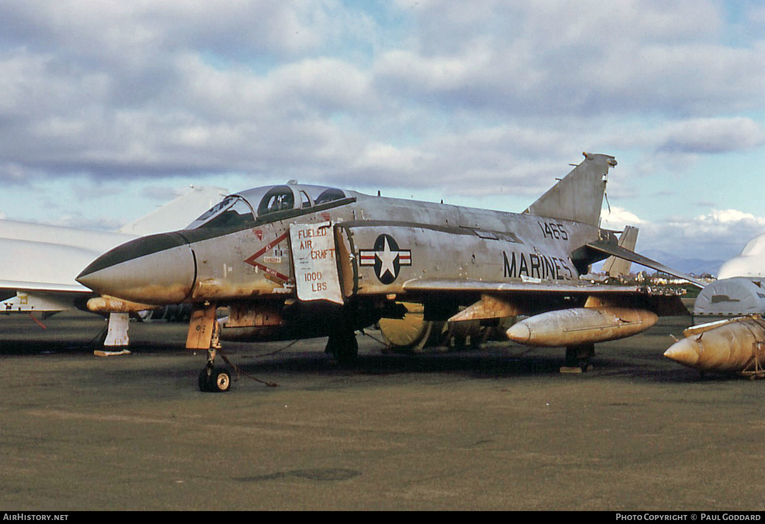 Aircraft Photo of 151465 / 1465 | McDonnell F-4B Phantom II | USA - Marines | AirHistory.net #595128