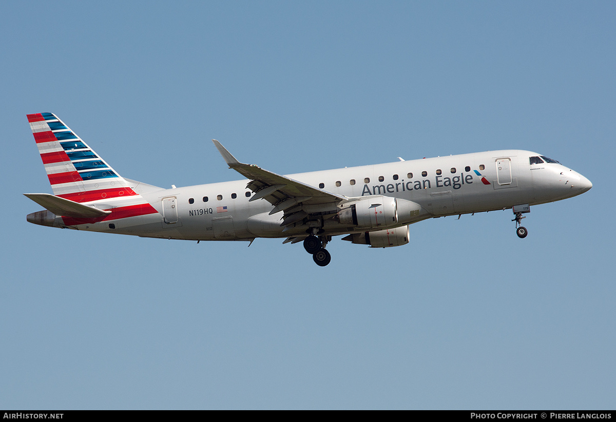 Aircraft Photo of N119HQ | Embraer 175LR (ERJ-170-200LR) | American Eagle | AirHistory.net #595136