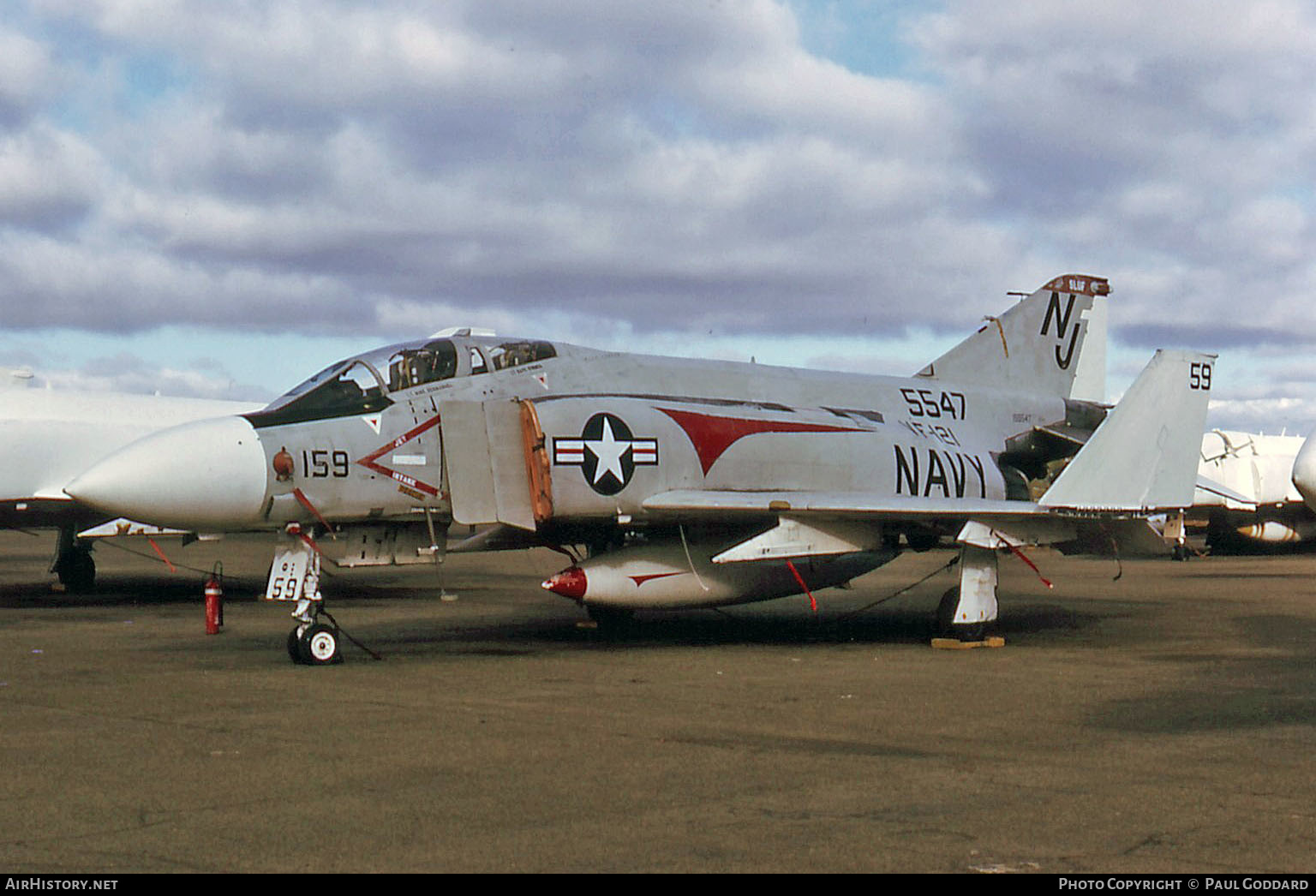 Aircraft Photo of 155547 / 5547 | McDonnell Douglas F-4J Phantom II | USA - Navy | AirHistory.net #595139