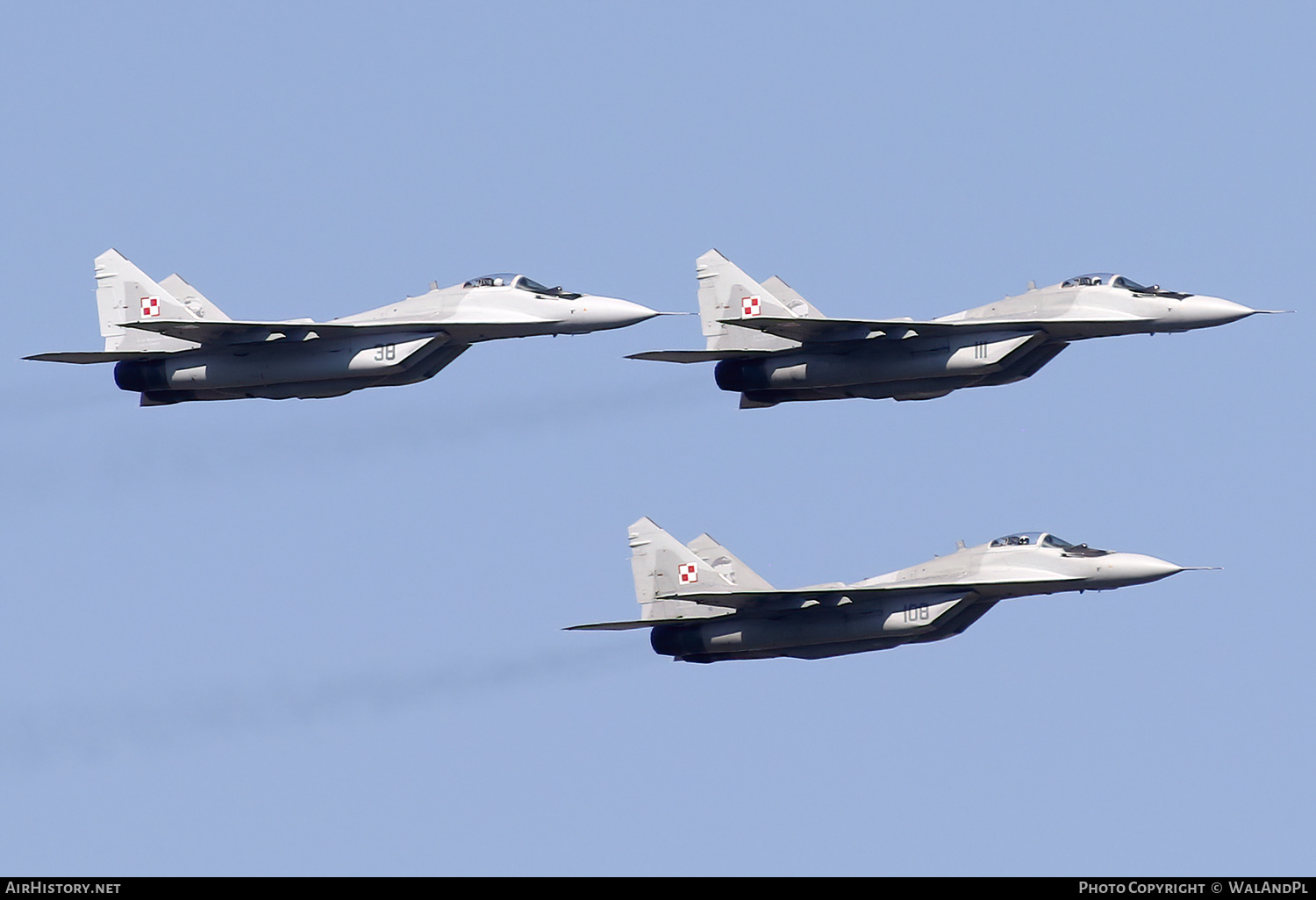 Aircraft Photo of 108 | Mikoyan-Gurevich MiG-29A (9-12A) | Poland - Air Force | AirHistory.net #595143