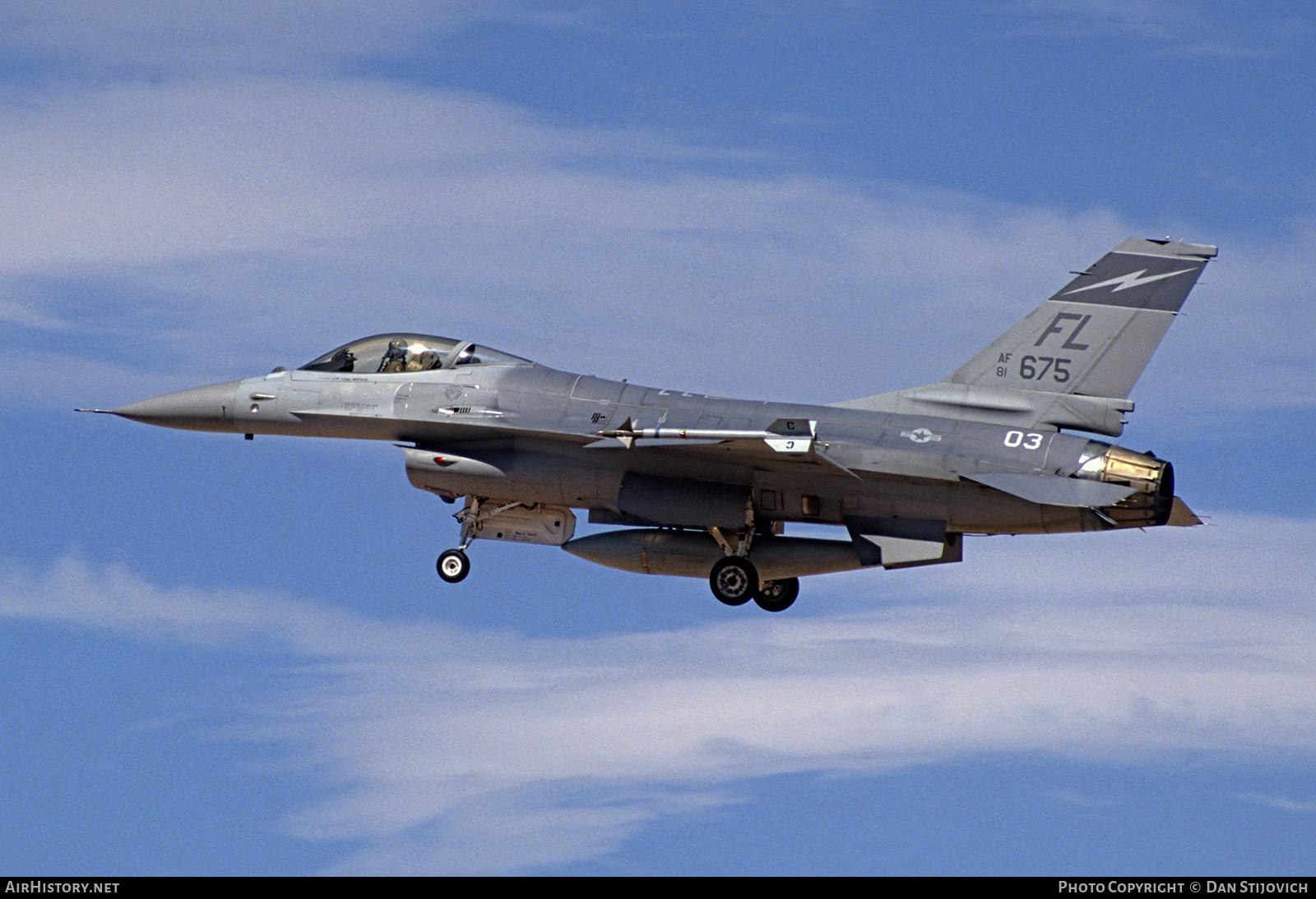 Aircraft Photo of 81-0675 / AF81-675 | General Dynamics F-16A/ADF Fighting Falcon | USA - Air Force | AirHistory.net #595153
