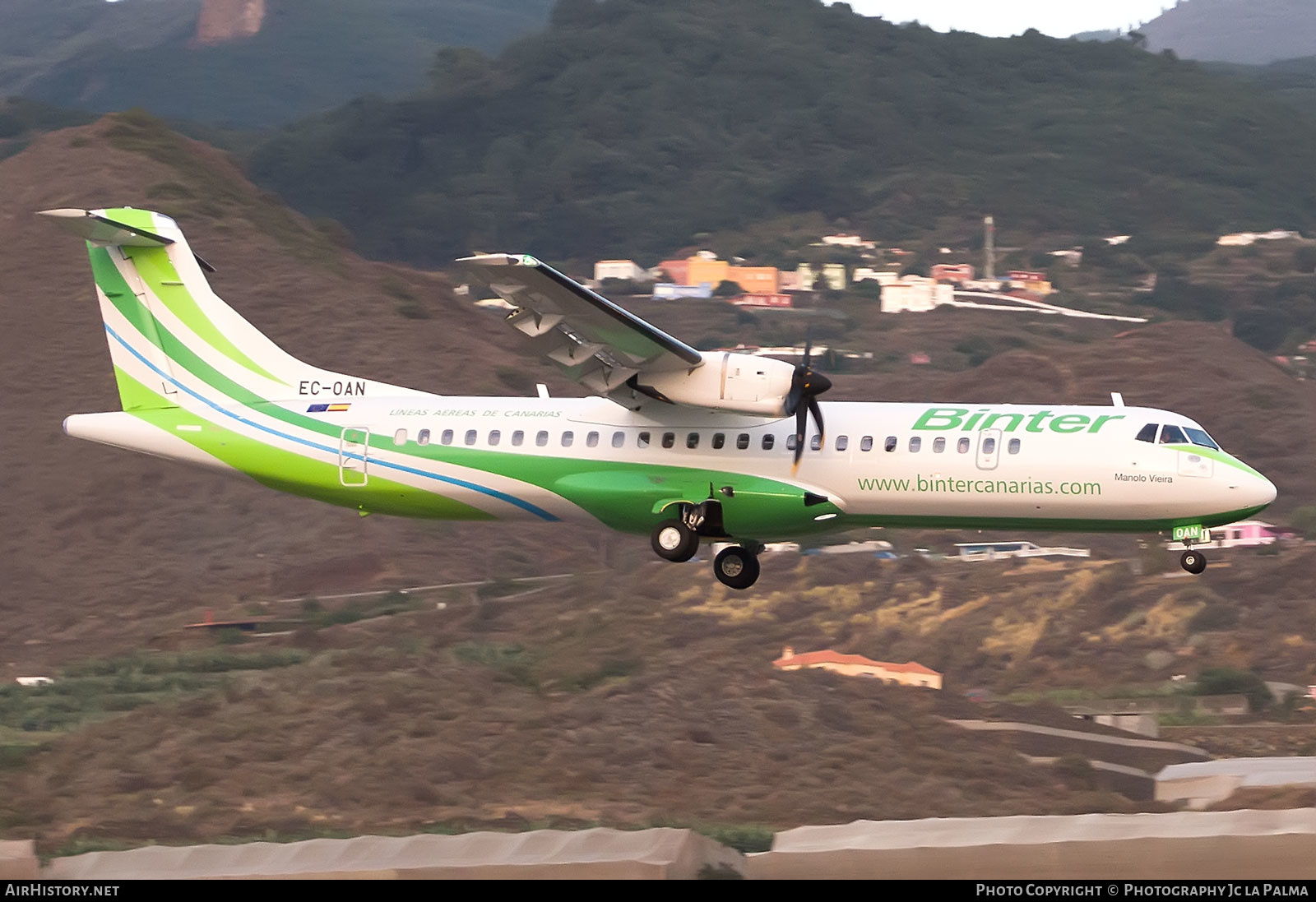 Aircraft Photo of EC-OAN | ATR ATR-72-600 (ATR-72-212A) | Binter Canarias | AirHistory.net #595156