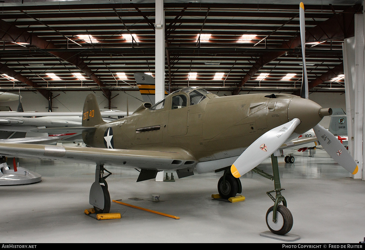 Aircraft Photo of N81575 / 28740 | Bell P-39N Airacobra | USA - Air Force | AirHistory.net #595189