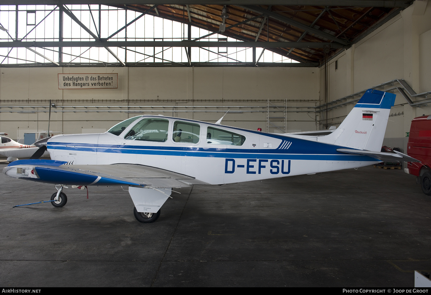 Aircraft Photo of D-EFSU | Beech F33A Bonanza | AirHistory.net #595208