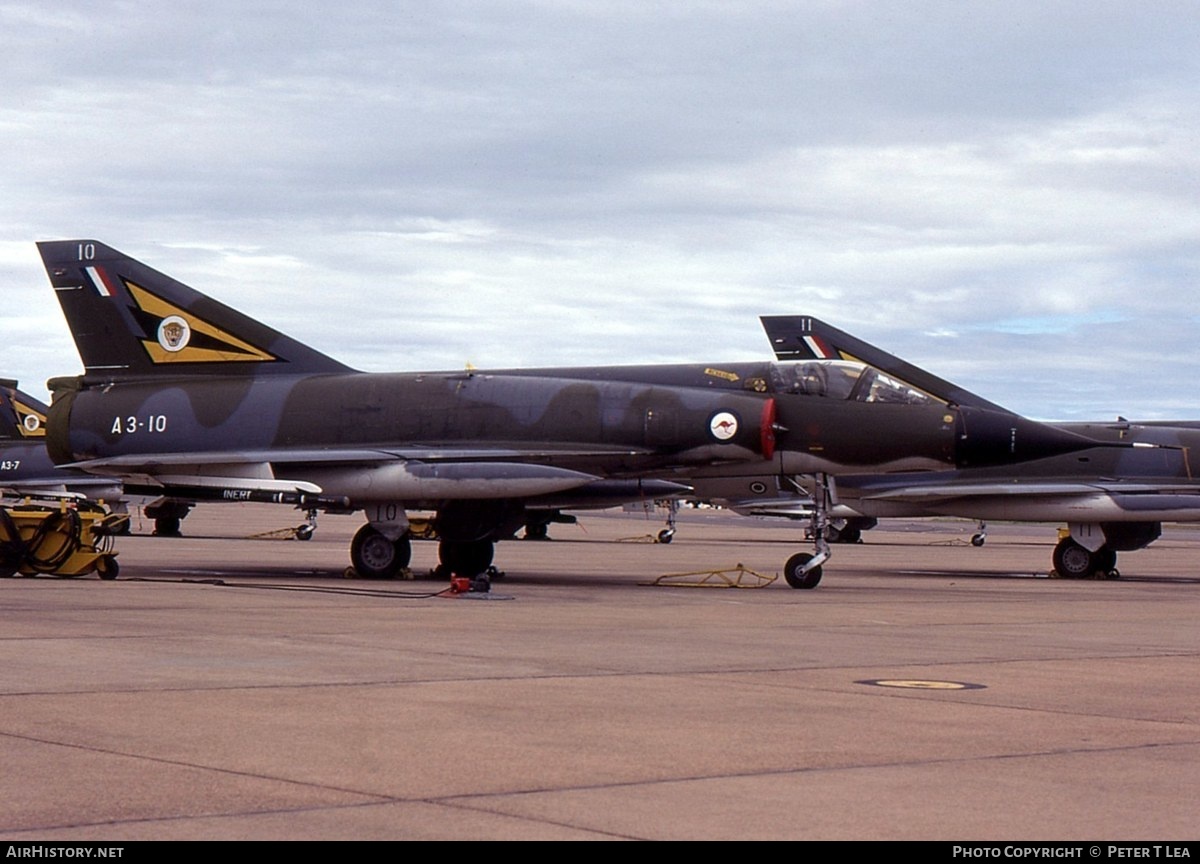 Aircraft Photo of A3-10 | Dassault Mirage IIIO(F/A) | Australia - Air Force | AirHistory.net #595275