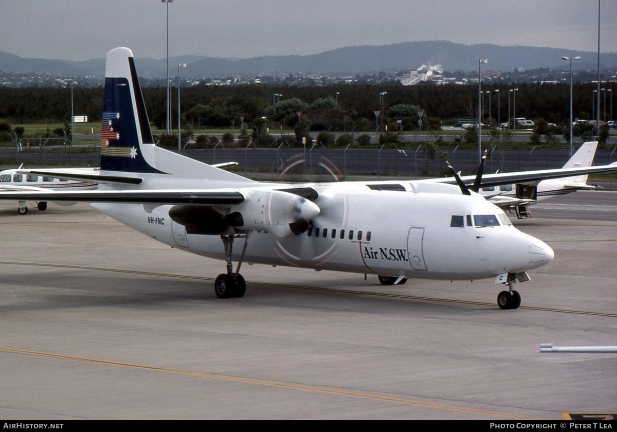 Aircraft Photo of VH-FNC | Fokker 50 | Air NSW | AirHistory.net #595284