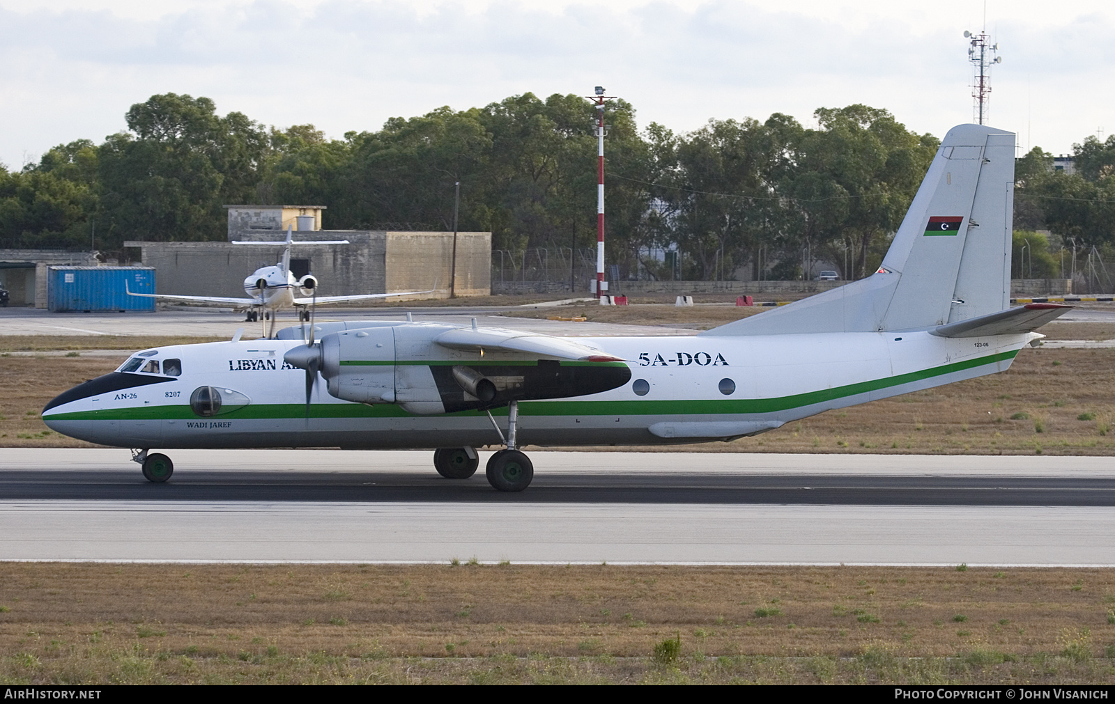 Aircraft Photo of 5A-DOA / 8207 | Antonov An-26 | Libyan Air Cargo | AirHistory.net #595289