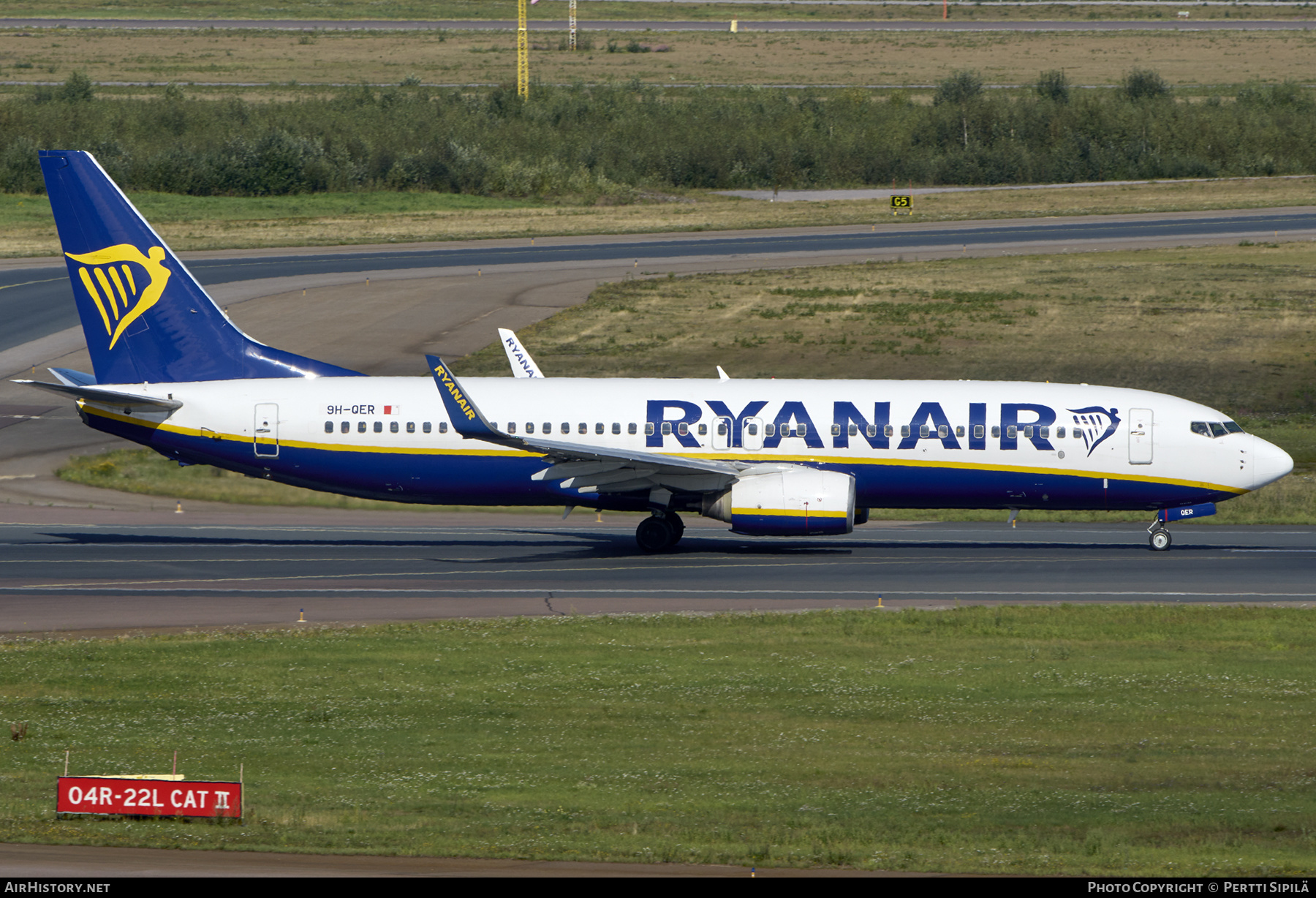 Aircraft Photo of 9H-QER | Boeing 737-8AS | Ryanair | AirHistory.net #595300