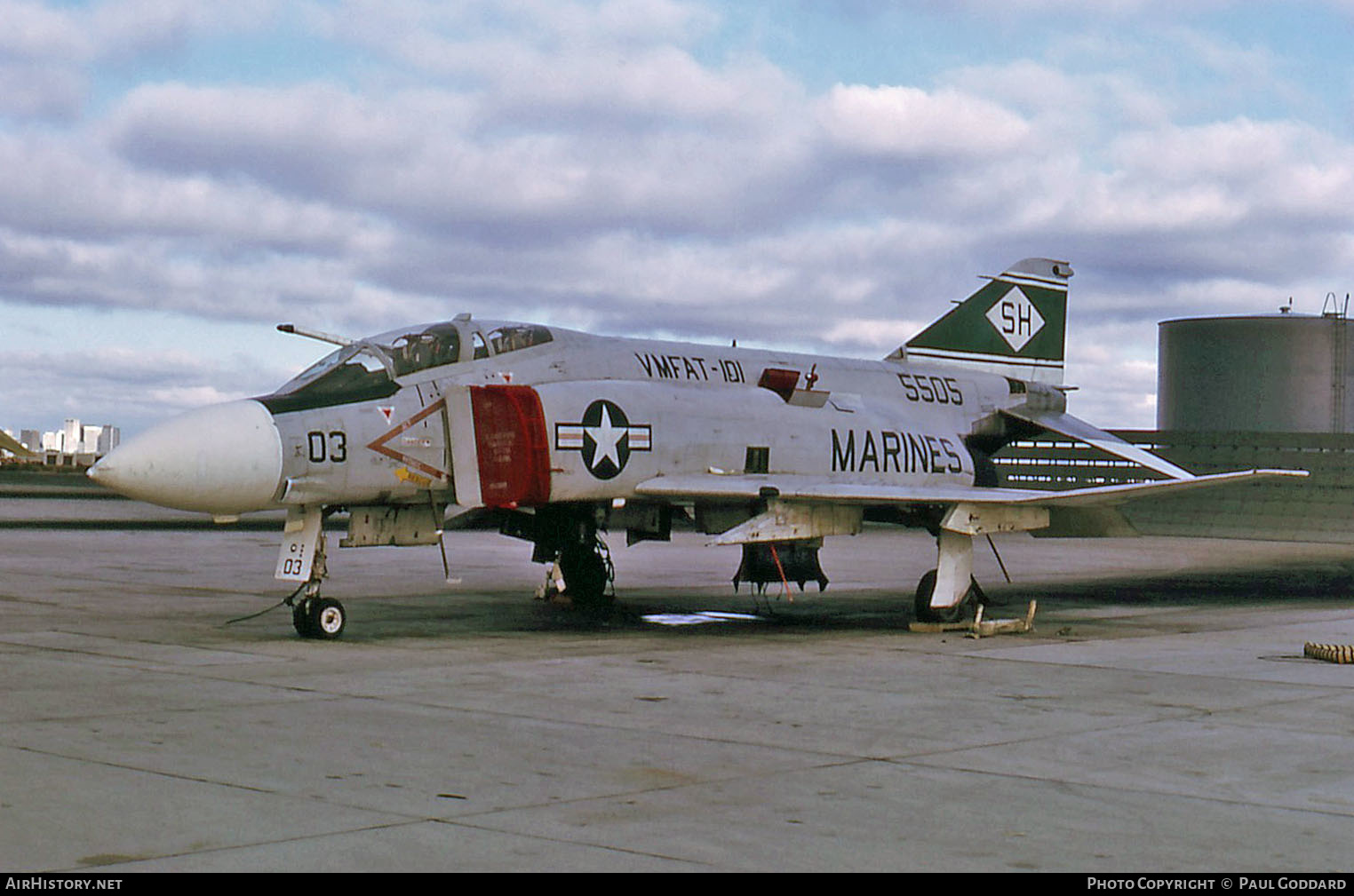 Aircraft Photo of 155505 / 5505 | McDonnell F-4B Phantom II | USA - Marines | AirHistory.net #595322