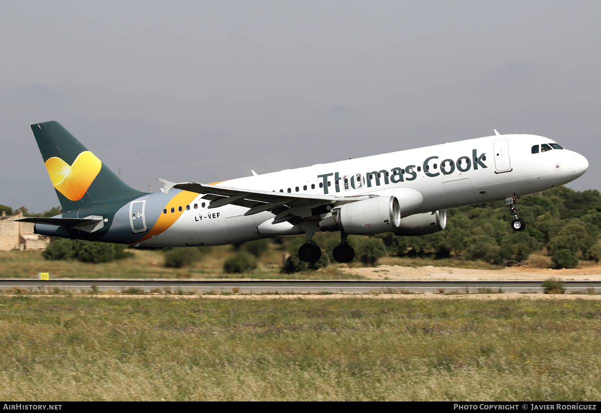 Aircraft Photo of LY-VEF | Airbus A320-214 | Thomas Cook Airlines | AirHistory.net #595325