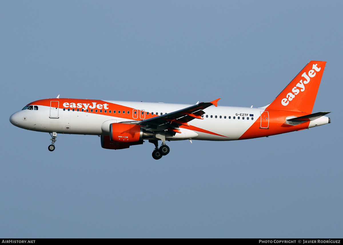 Aircraft Photo of G-EZTF | Airbus A320-214 | EasyJet | AirHistory.net #595374