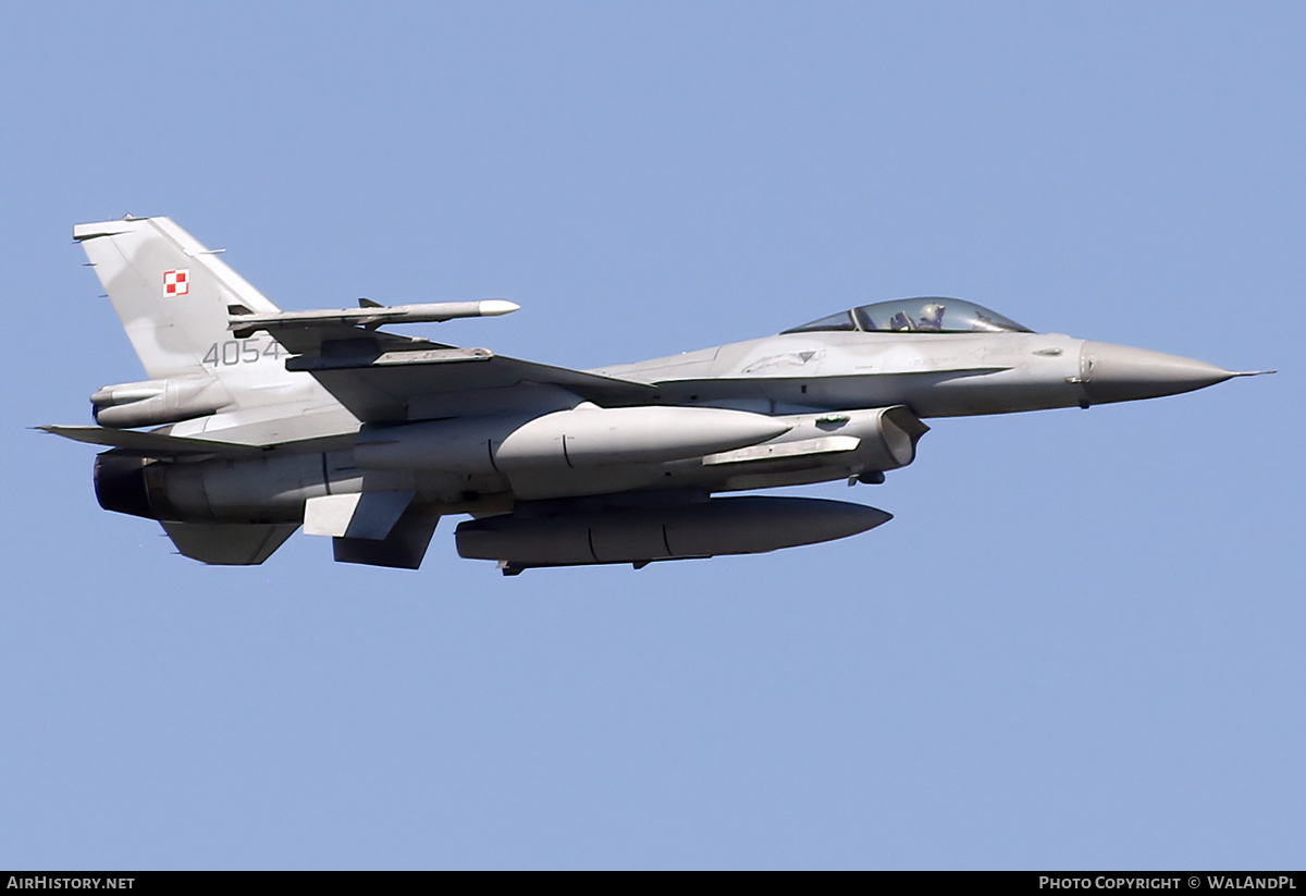 Aircraft Photo of 4054 | Lockheed Martin F-16CJ Fighting Falcon | Poland - Air Force | AirHistory.net #595387