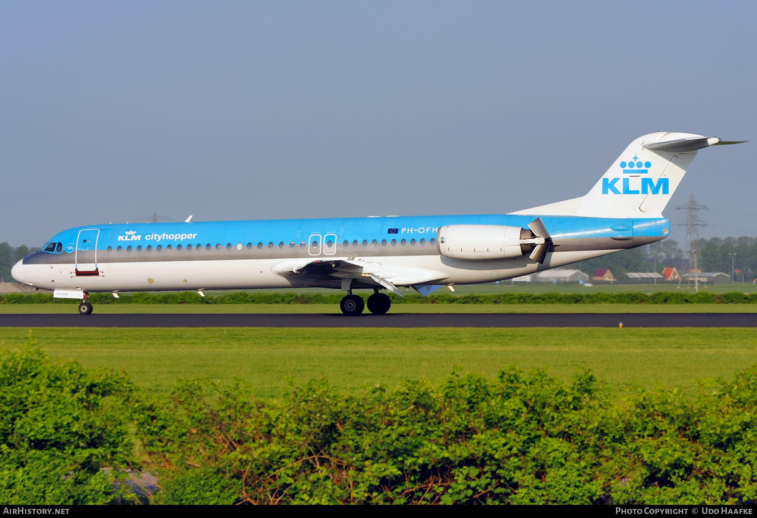 Aircraft Photo of PH-OFH | Fokker 100 (F28-0100) | KLM Cityhopper | AirHistory.net #595402