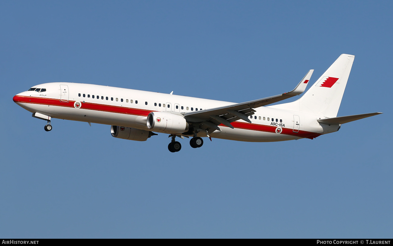 Aircraft Photo of A9C-ISA | Boeing 737-86J | Bahrain Royal Flight | AirHistory.net #595419