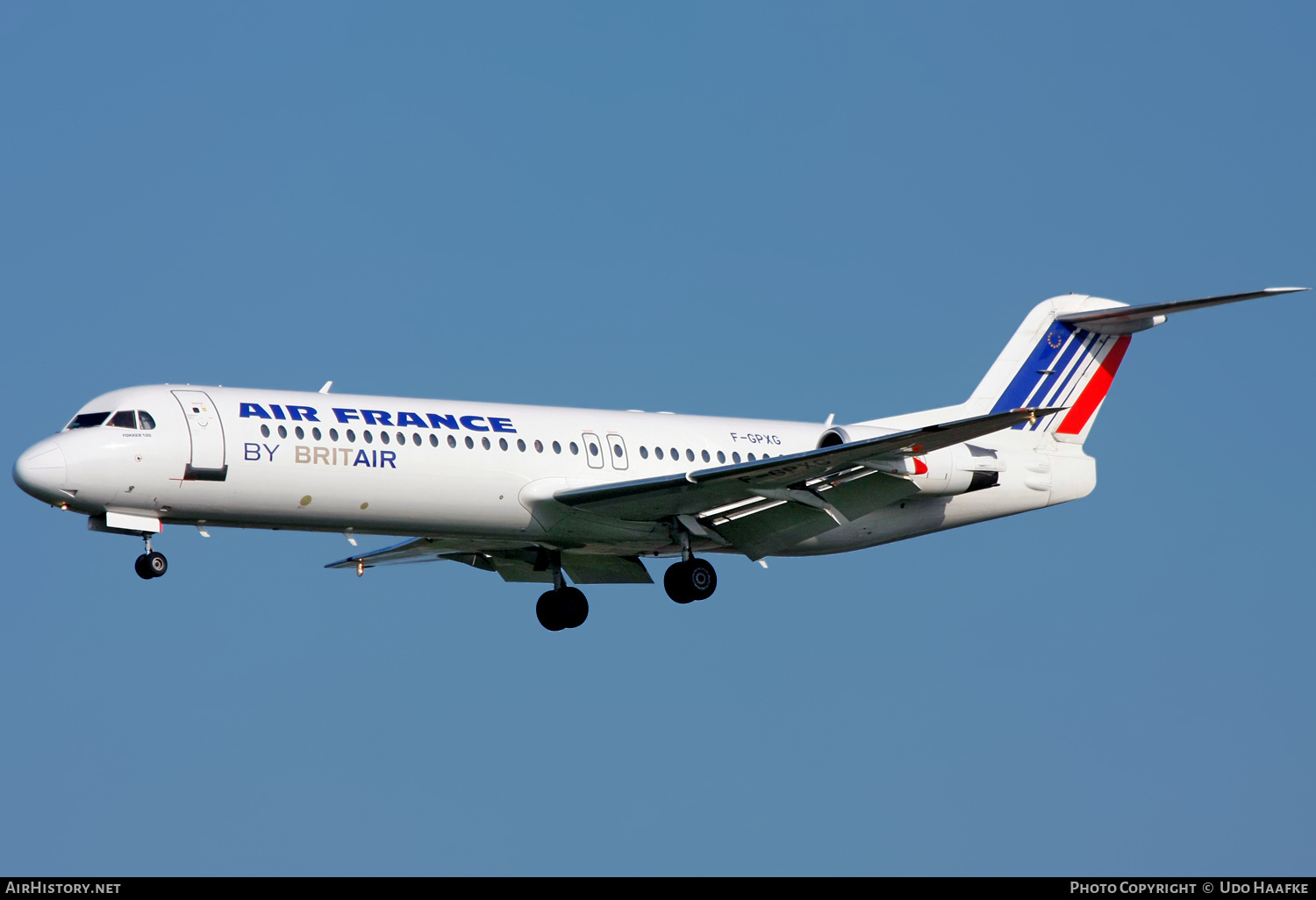 Aircraft Photo of F-GPXG | Fokker 100 (F28-0100) | Air France | AirHistory.net #595425